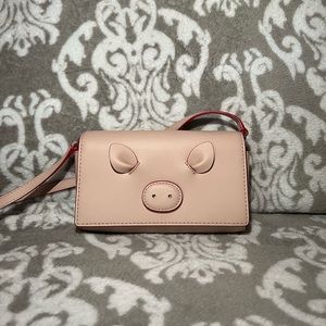 Kate Spade Pink Pig Small Crossbody Never used
